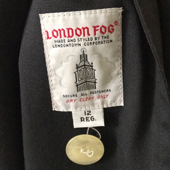 London Fog trench coat - Picture 3 of 4